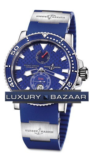 Ulysse Nardin Maxi Marine Diver Limited Edition (WG / Blue / Rub - Click Image to Close